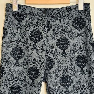 Topshop| Grey & Black Textured Luxe Skinny Pants Sz 8